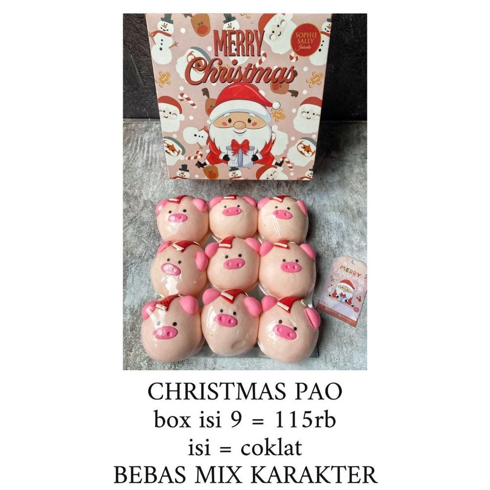 

Bakpao Piggy Santa Box Paket Hampers Natal / Christmas Edition 2023 Trend