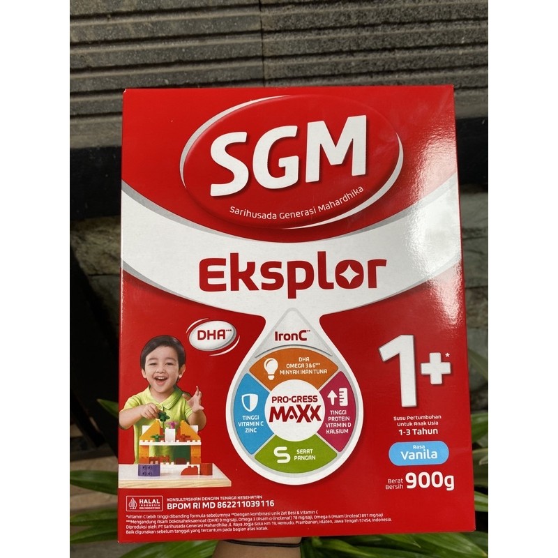 SGM 1+ 900gram VANILA / MADU (1-3 TAHUN)