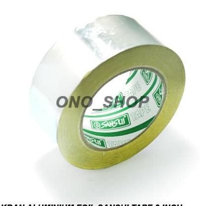 

Lakban Alunium Foil Sansui Tape 2 Inch Tahan Panas - 35 Meter