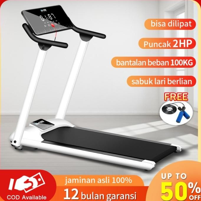 JF TREADMILL ELEKTRIK TREDMIL LISTRIK 2.0 MESIN LARI OLAHRAGA GYM FIT ORIGINAL DAN TERPERCAYA