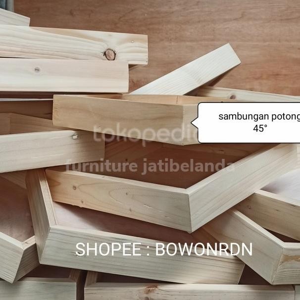 Kotak Seserahan Kotak Hantaran 1 Set Kayu Jati Belanda