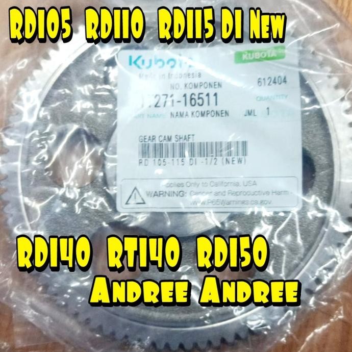 $$$$] Gear Camshaft Noken As RD105 DI New - RD110 DI New - RD115 DI New RD140 DI New - RT140 DI New 