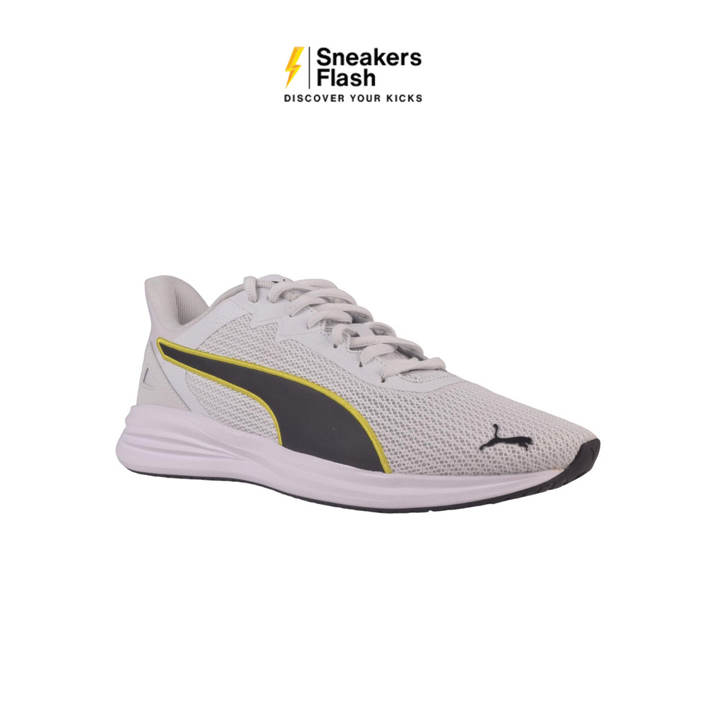 PUMA Transport Modern Feather Gray Yellow Blaze Black Sepatu Lari Pria - 37703011 - Size 45