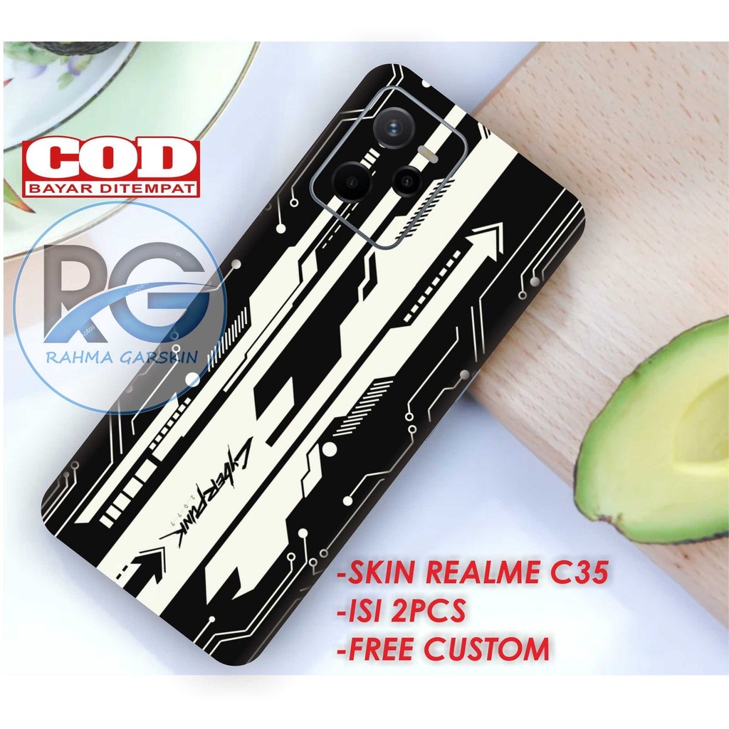 *Promo* Realme C35 Vynyl Wrap Stiker Garskin Case Custom Order