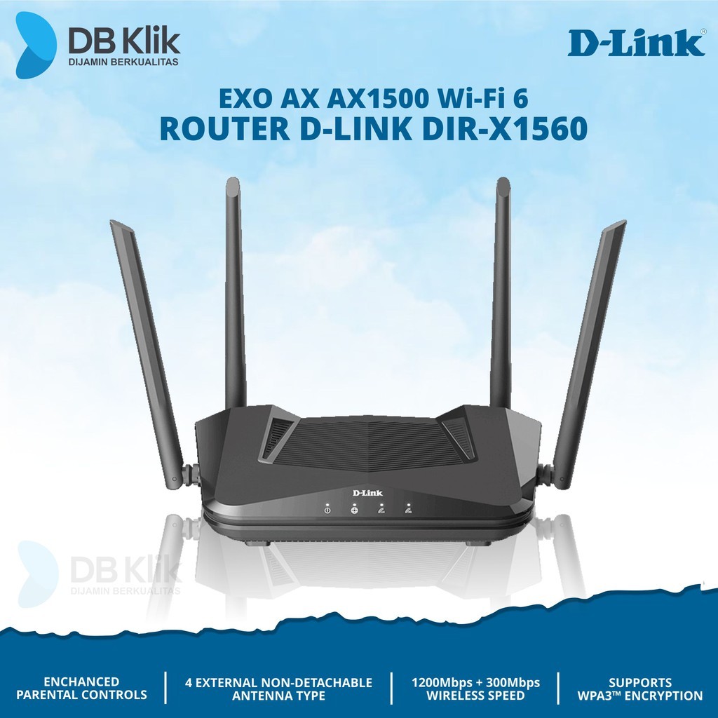 Dlink Router D-Link Dir-X1560 Exo Ax Ax1500 - Dir X1560 Mesh Wi-Fi 6