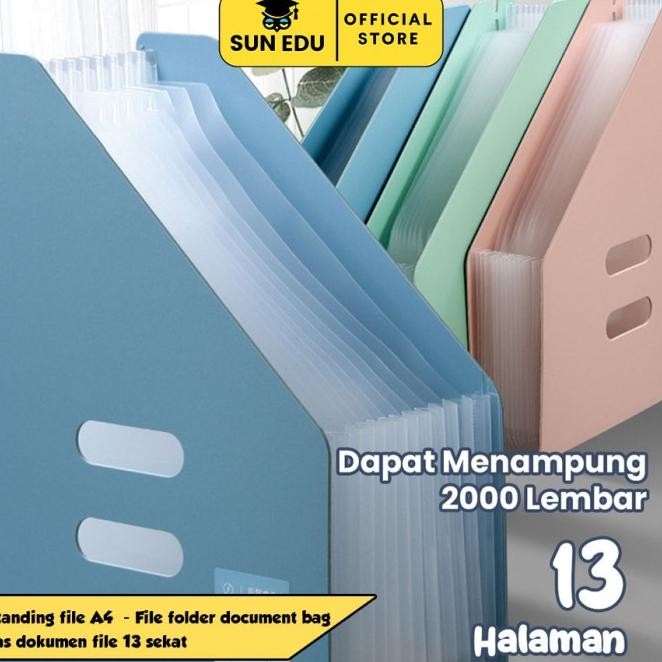 

STANDING FILE A4/ FILE FOLDER DOCUMENT BAG/ TAS DOKUMEN FILE 13 SEKAT TERBARU