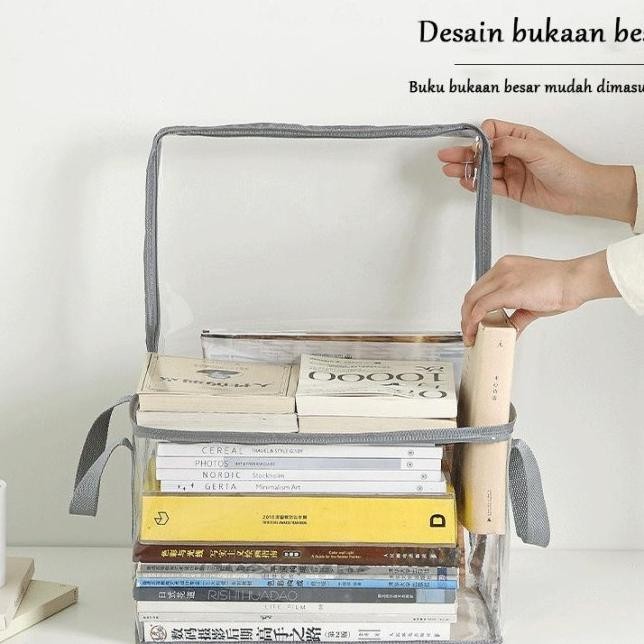 

TAS PENYIMPANAN BUKU TAS DOKUMEN STORAGE BOX/TAS PENYIMPANAN TRANSPARAN/TAHAN AIR TAS PENYIMPANAN TAHAN DEBU BERKAPASITAS BESAR