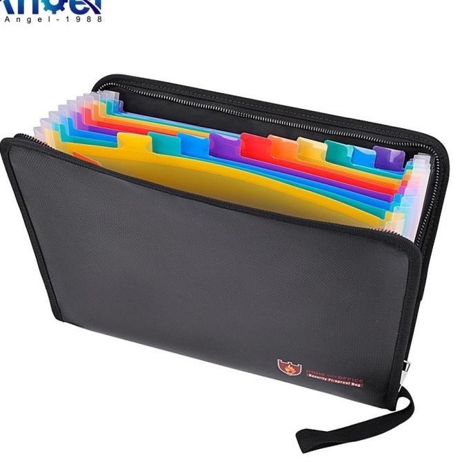 

ATKQ TAS FOLDER PENYIMPANAN DOKUMEN UANG FILE A4 12 SAKU ANTI AIR