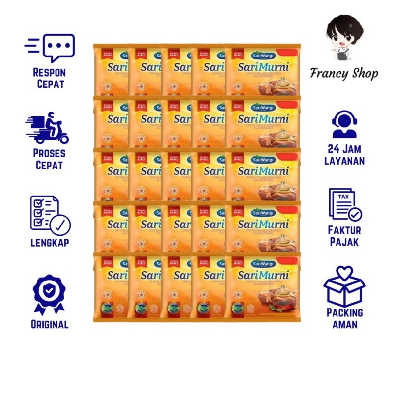 

Paket Murah Teh Sari Murni Sachet Teh Celup 1,85 gr x24 Pcs