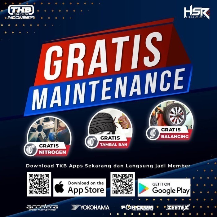 Velg Mobil Ring 14 hingga Ring 22 HSR Wheel - HSR1000