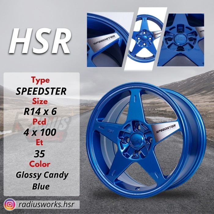 Velg mobil brio ayla airev dll ring 14 hsr speedster