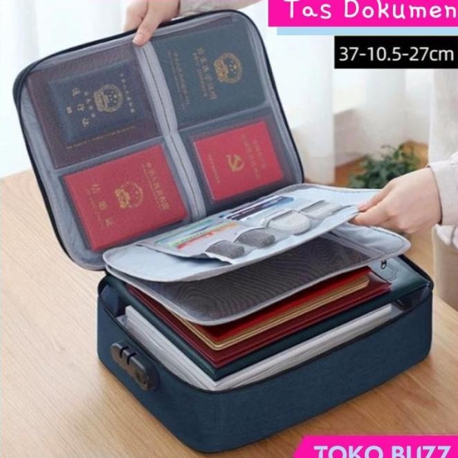

TERBATAS TAS DOKUMEN ANTI AIR PASSWORD TRAVEL BAG PENYIMPANAN DOKUMEN