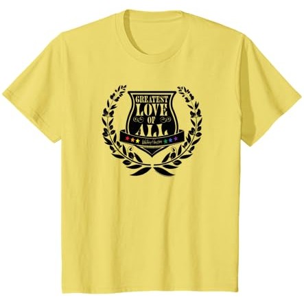 Whitney Houston Greatest Love of All Rainbow Stars T-Shirt |XmtmgcWY|