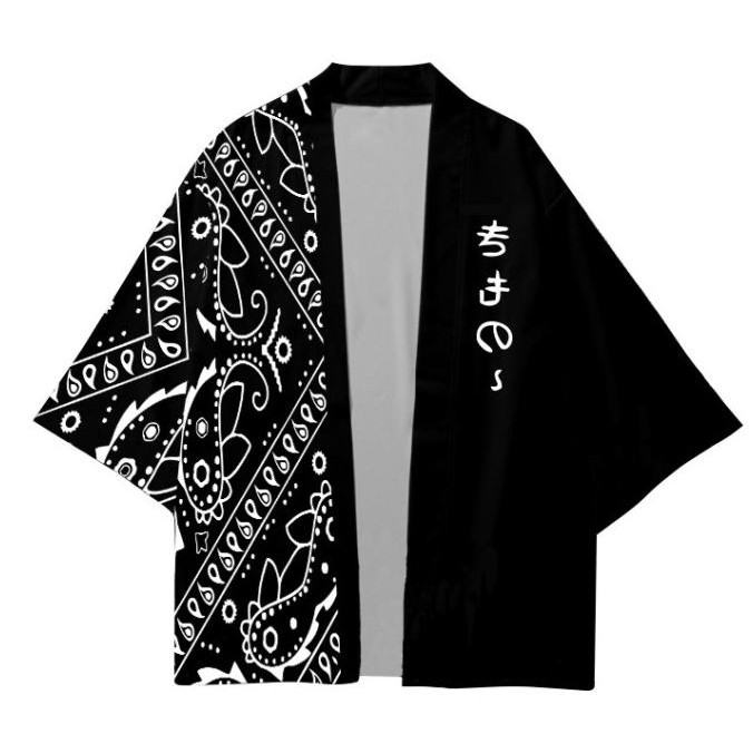 Diminati Kimono Pria Wanita-Cardigan Print-Batik Abstrak Fashion 2024