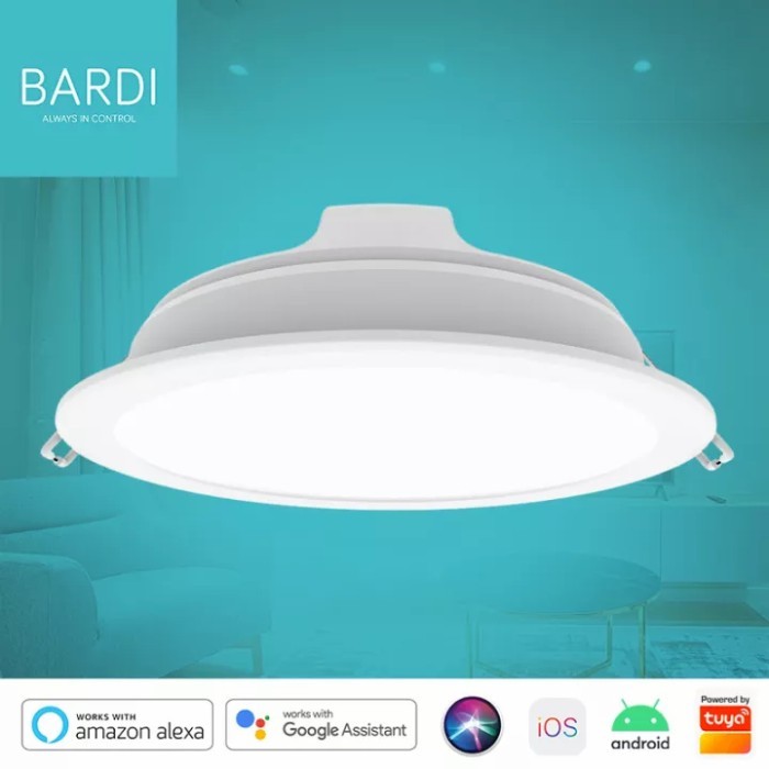 BARDI Smart Beacon Panel Downlight 14W RGBWW Lampu LED Bluetooth