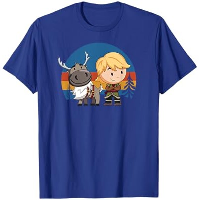 Kaos Chibi Disney Frozen 2 Sven dan Kristoff |2SSmqEre|