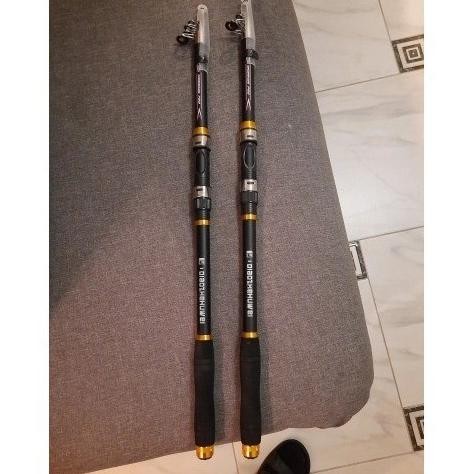 Set Pancing GHOTDA joran pancing telescopic caon fiber fishing