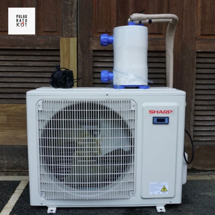 Cuci Gudang Full Set Water Chiller Kolam Koi (Evaporator, Outdoor, & Termostat)