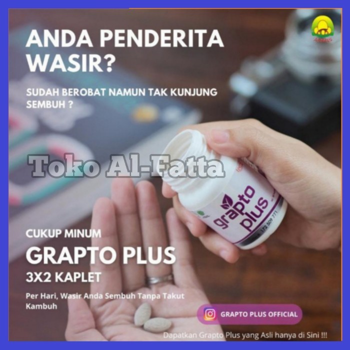 Terlaris Obat Herbal Wasir Ambeien Grapto Plus
