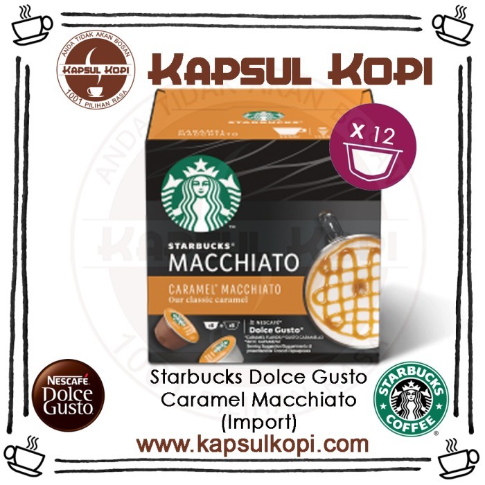 

Termurah Starbucks Caramel Macchiato Kapsul Kopi Nescafe Dolce Gusto Import