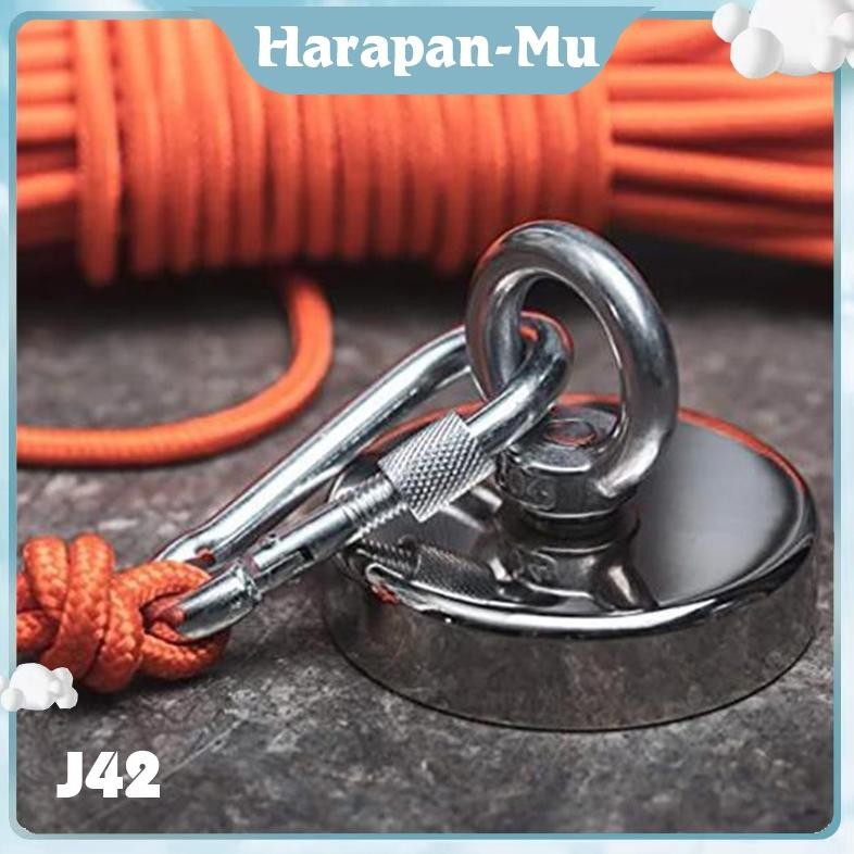 Magnet Neodymium Strong Bulat 42mm Magnet Neodynium Kuat Magnet Super Kuat 60kg Magnet Neodymium Hoo