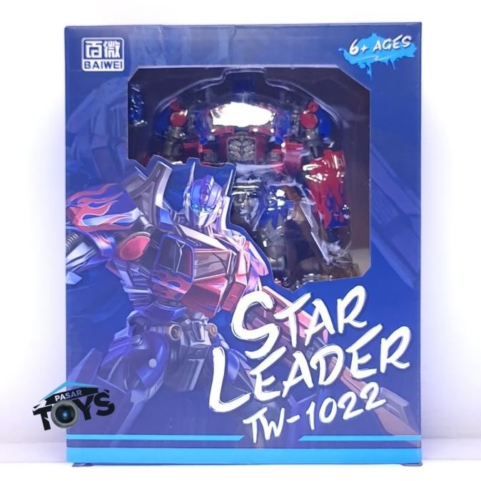 SUPER DEFORMED FIGURE BaiWei TW-1022 Star Leader Optimus Prime SS44 Deformation Robot