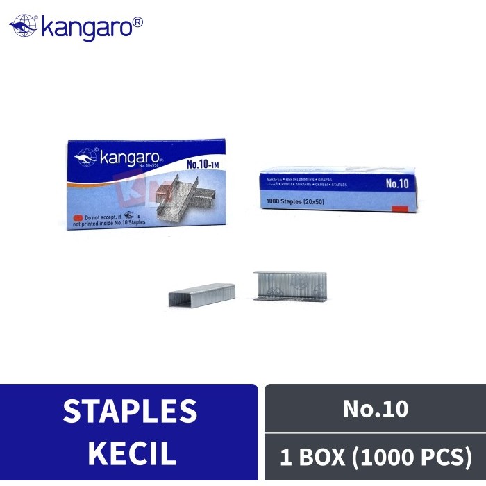 

HARGA DISC - Isi Stapler / Staples Kangaro No.10 / Box