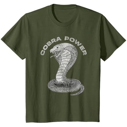 Kaos Karate Mobil Otot Ular King Cobra Power Vintage yang Rusak |0ttimMn8|