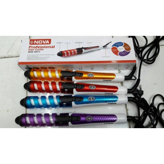 Catok Rambut Keriting Nova Nhc-5311 / Catok Curly Nova