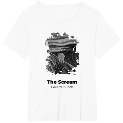 Kaos The Scream Grunge karya Edvard Munch |jo8GYaEs|