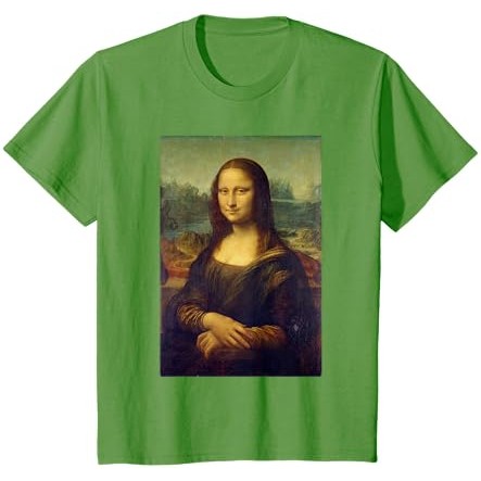 Kaos Mona Lisa karya Leonardo da Vinci |R9NQnzHj|