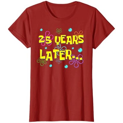 25 Tahun Kemudian Pesta Ulang Tahun ke-25 Kaus Meme Lucu Berusia 25 Tahun |CP20QIeL|