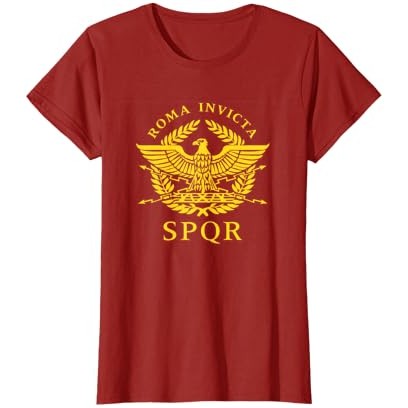 Kaos Roma Invicta SPQR Elang Romawi |xQpEr2ny|