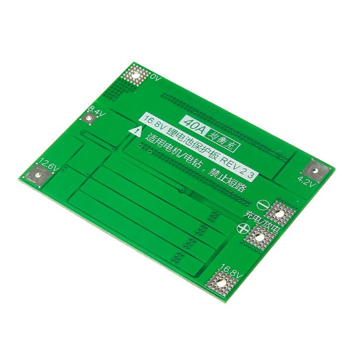 4S 40A Li-ion Baterai Lithium 18650 Charger PCB BMS