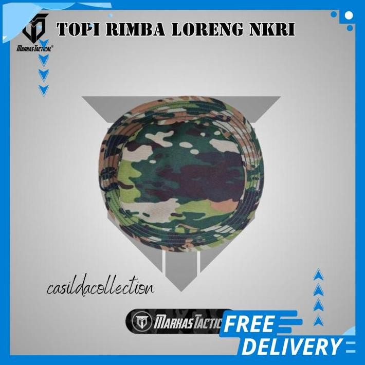 TERBARU TOPI RIMBA LORENG NKRI | TOPI RIMBA | TOPI JUNGLE HAT | TOPI RIMBA ARMY | TOPI RIMBA LORENG 