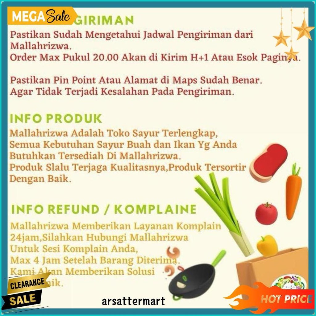

Daun Pisang / Sayur Sayuran Segar Ready On Mallahrizwa (Lagi Diskon)