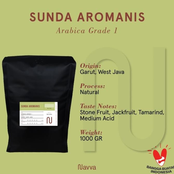 

Biji Kopi / Coffee Beans Premium 100% Arabica Sunda Aromanis 1 Kg