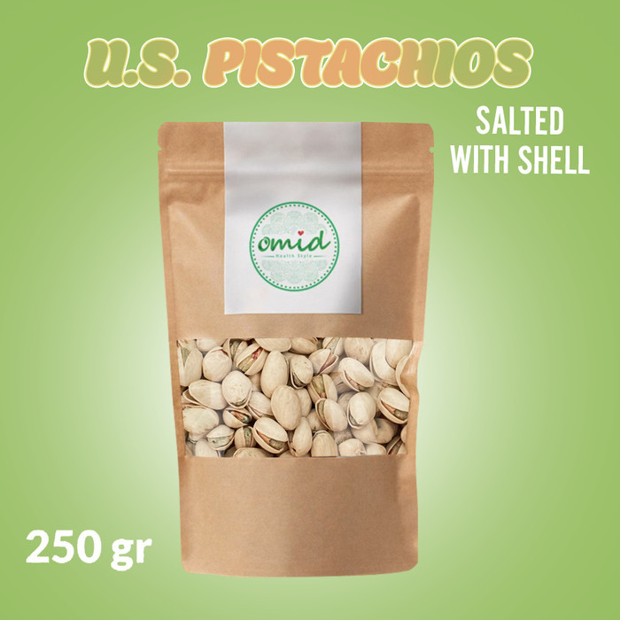 

Pistachio roasted salted (With shell) USA 250gr