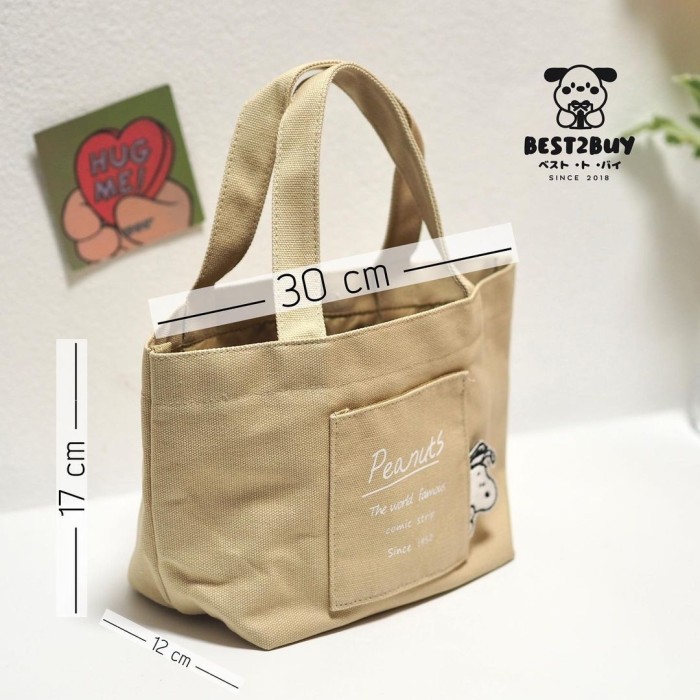 Tas Tenteng Kanvas Snoopy
