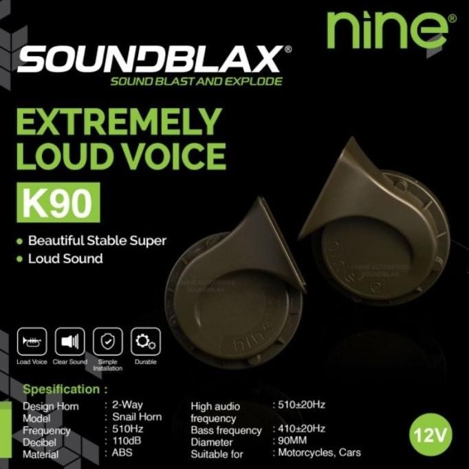 Klakson Keong Soundblax 9nine Luminos Motor Mobil