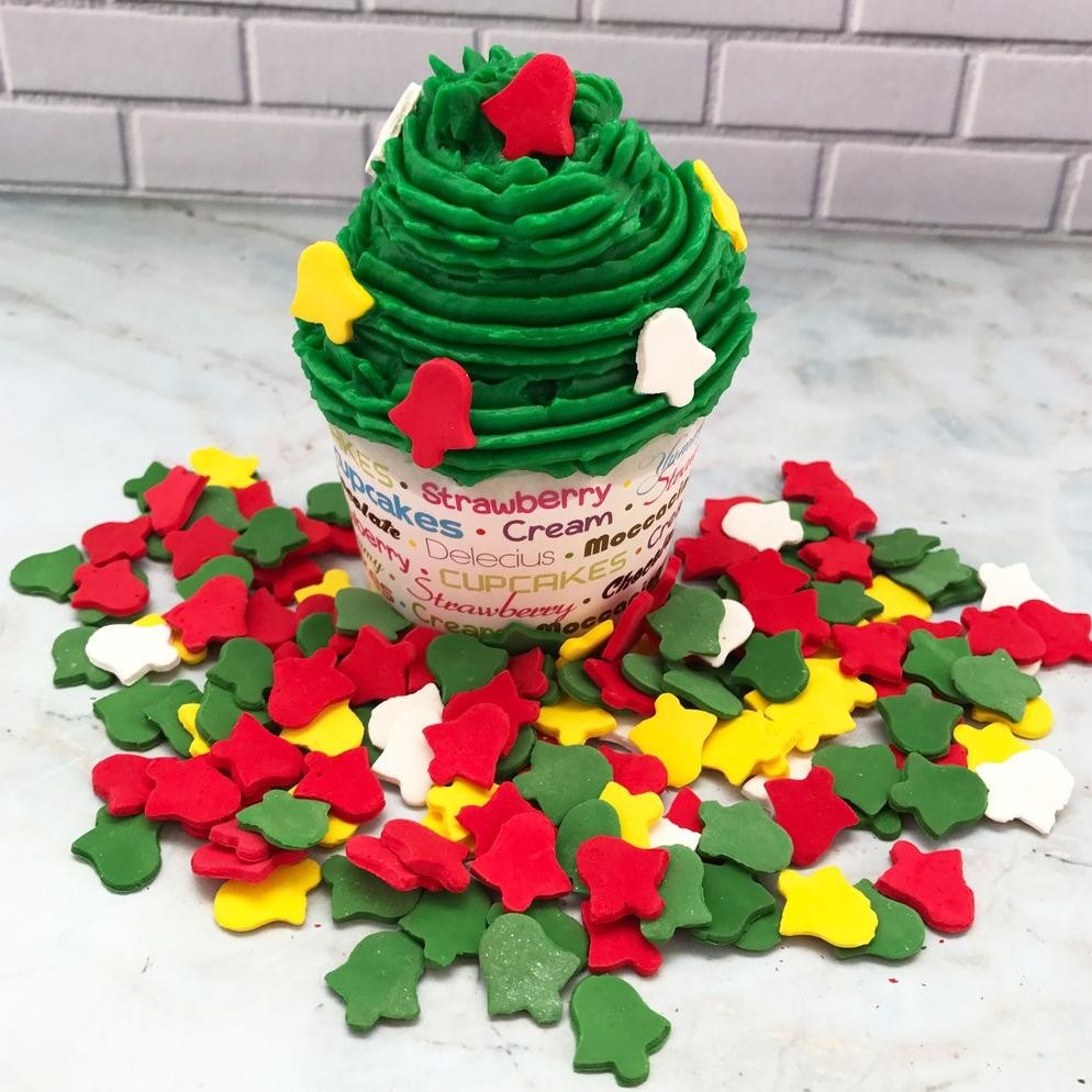 

Gumpaste Hiasan Kue Sprinkle Lonceng Natal Murah