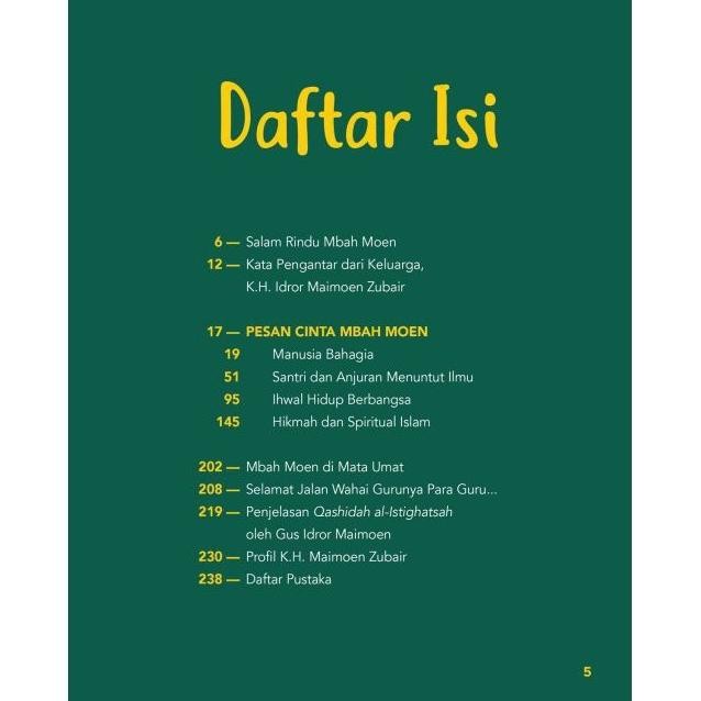 

Promo Pesan Cinta Mbah Moen Kiyai Maimoen Zubair Penerbit Rene Islam Turos