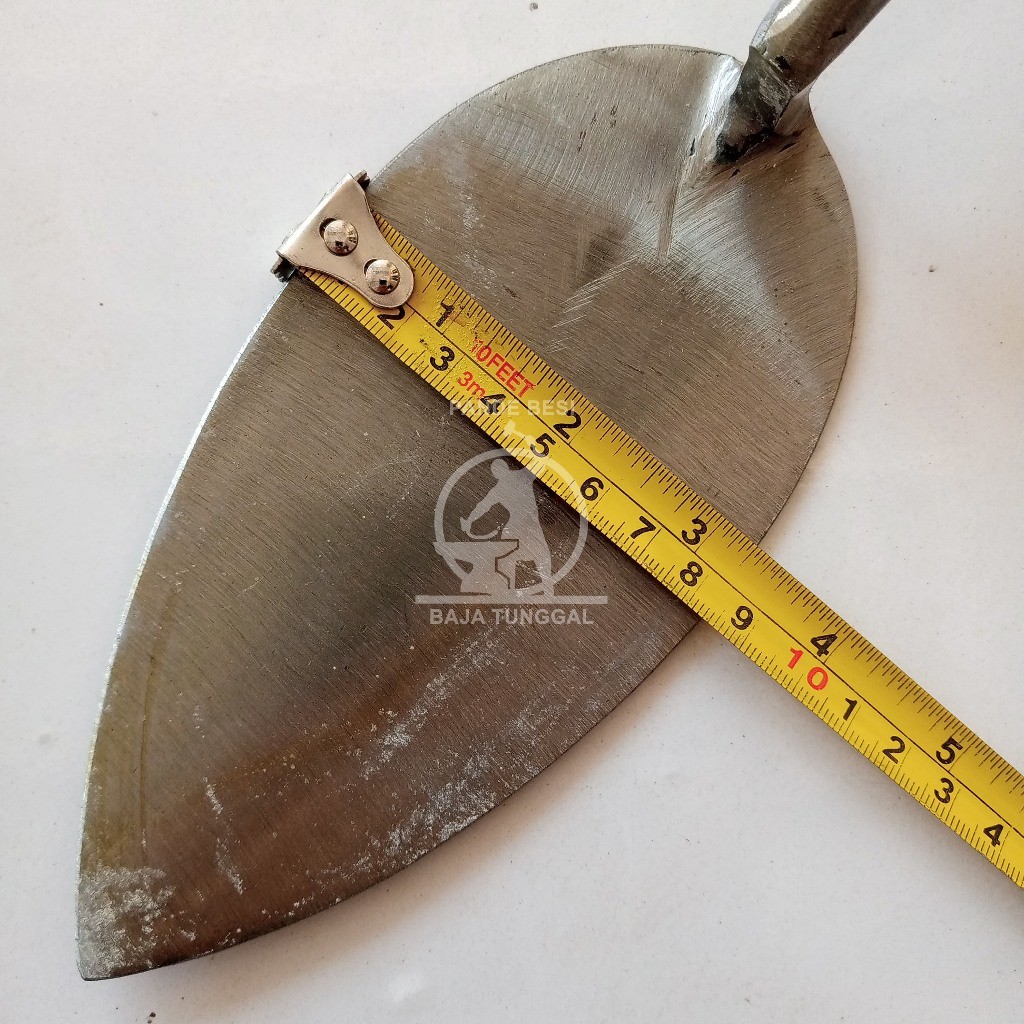 Cetok Semen Baja Tunggal Besar Panjang / Sendok Semen Baja Asli