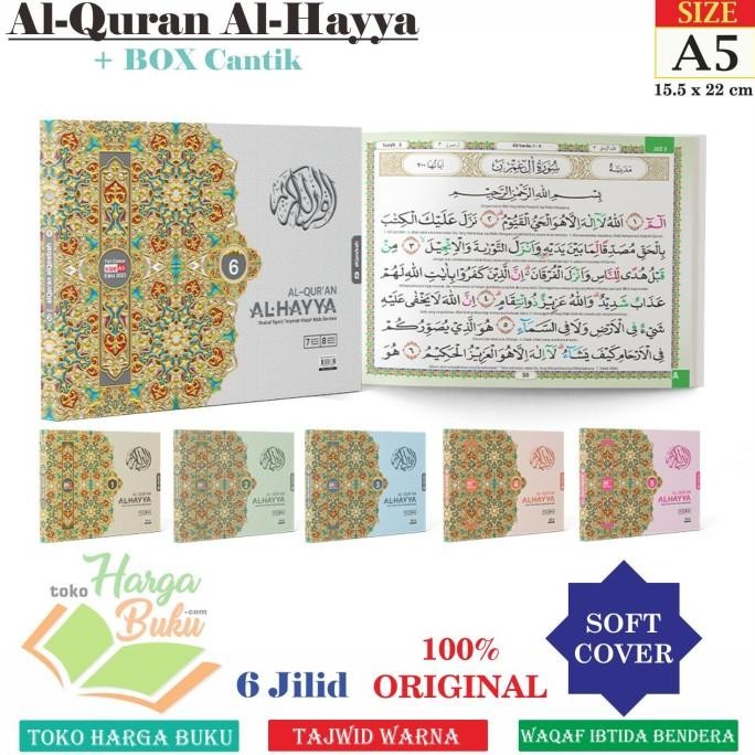 

Promo Al-Quran Al-Hayya A5 Terjemah Tajwid Warna Waqaf Ibtida 6 Jilid + Box