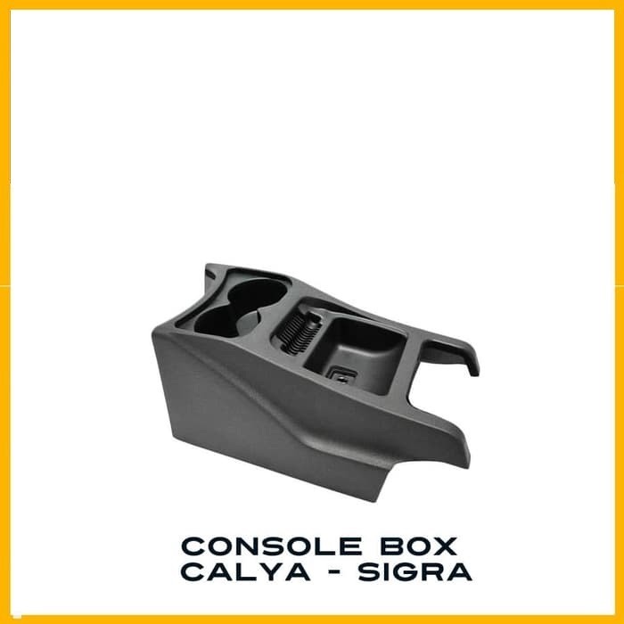 Promoo Aksesoris Console Box Tengah Mobil Calya Sigra Warna Hitam
