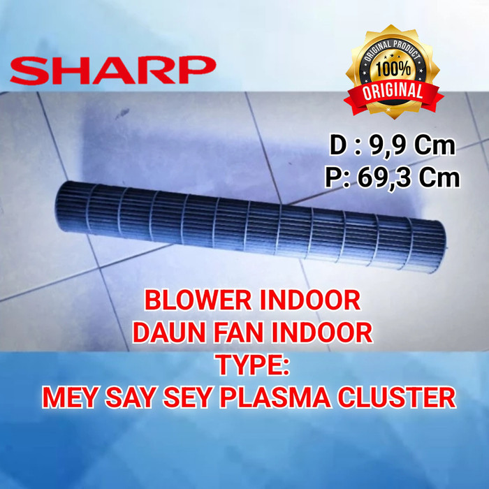 Blower Kipas Indoor Ac Sharp Thailand1/2 - 1 Pk (Bekas)