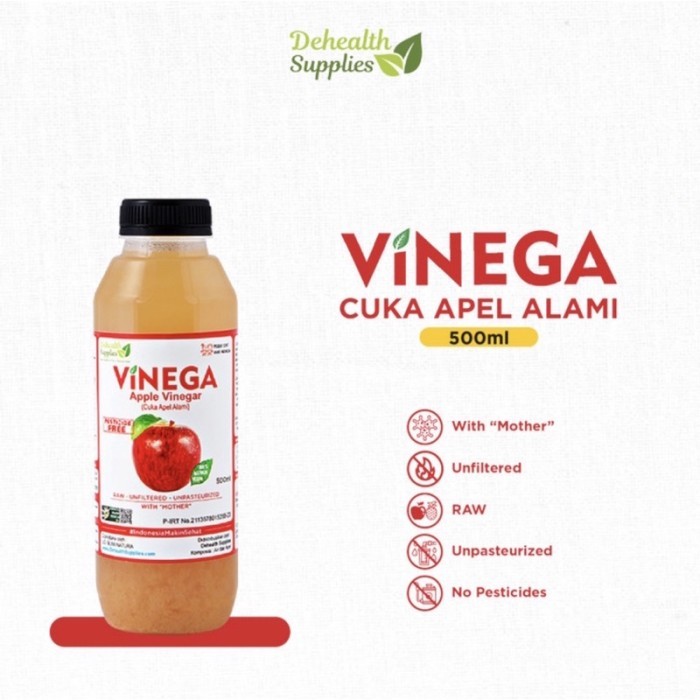 

Cuka Apel Alami Vinega (Apple Cider Vinegar)