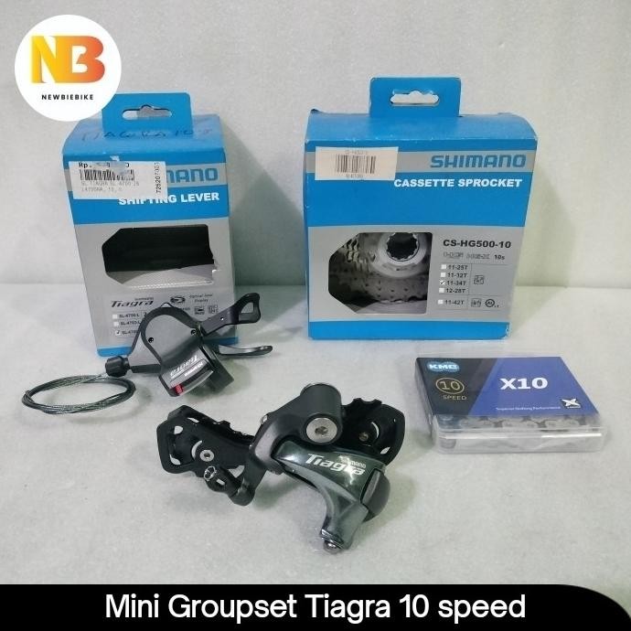 TERMURAH - Groupset Shimano Tiagra R 4700 10 speed | mini groupset sepeda lipat