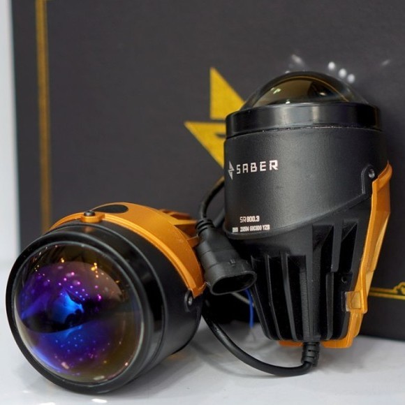 FOGLAMP MOBIL SABER SR800.3 PROJECTOR BLUE LENS WHITE 5700K