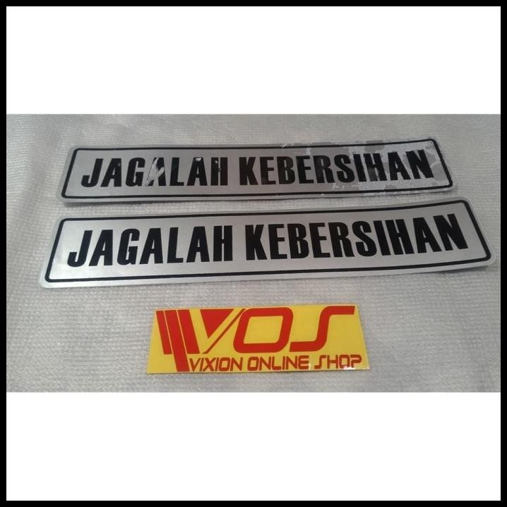 

BEST DEAL STIKER LABEL SEPASANG JAGALAH KEBERSIHAN